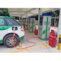商場(chǎng)門(mén)口電動(dòng)汽車(chē)充電樁